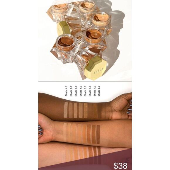 Stila Lingerie Souffle Skin Perfecting Color 1.0oz Shade 8.0 Foundation msrp $38 - Picture 2 of 4